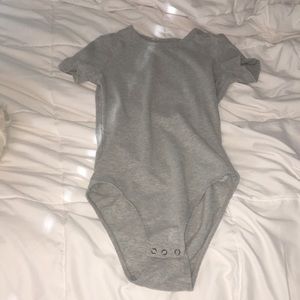 Gray bodysuit